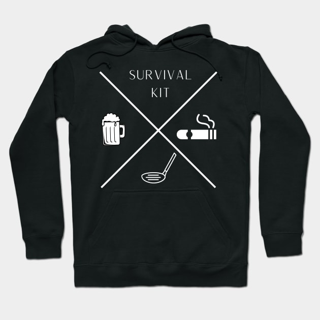 MANS SURVIVAL KIT Hoodie by A.Medley.Of.Things